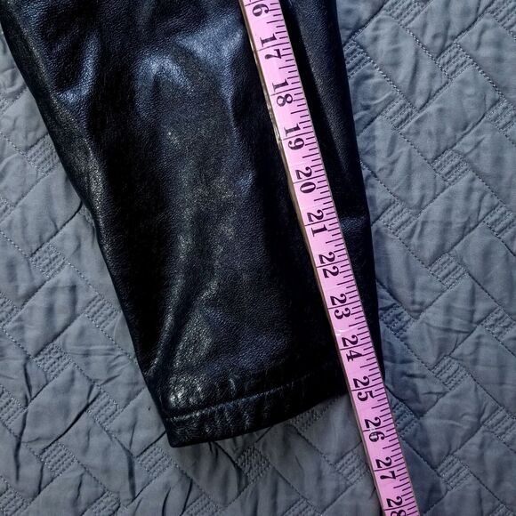 Wilsons M. Julian Leather Jacket Soft Mens Size L Black Cinch Belts Insulated - Picture 9 of 16